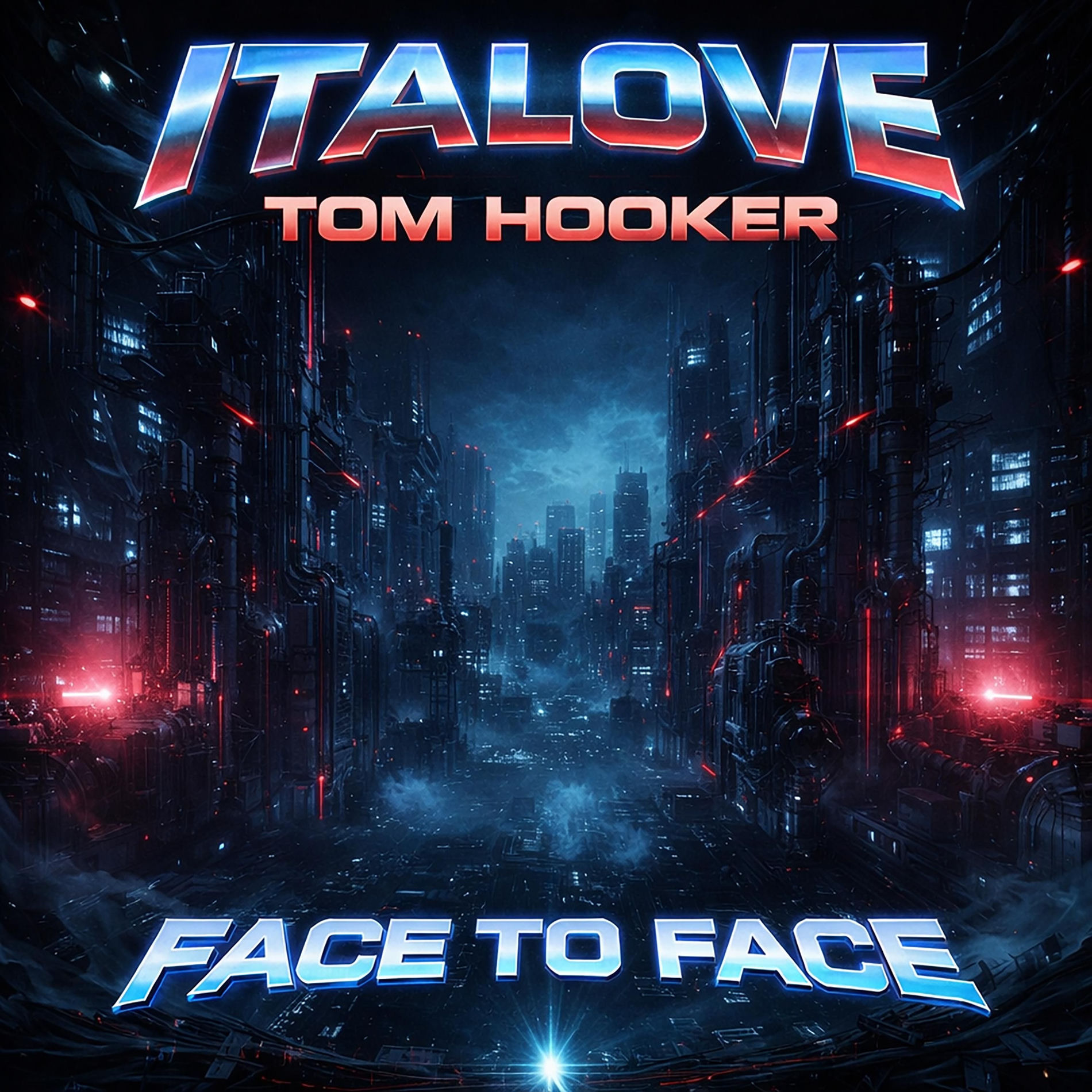 Album cover of Face to Face (feat. Tom Hooker) (Synthwave Version)