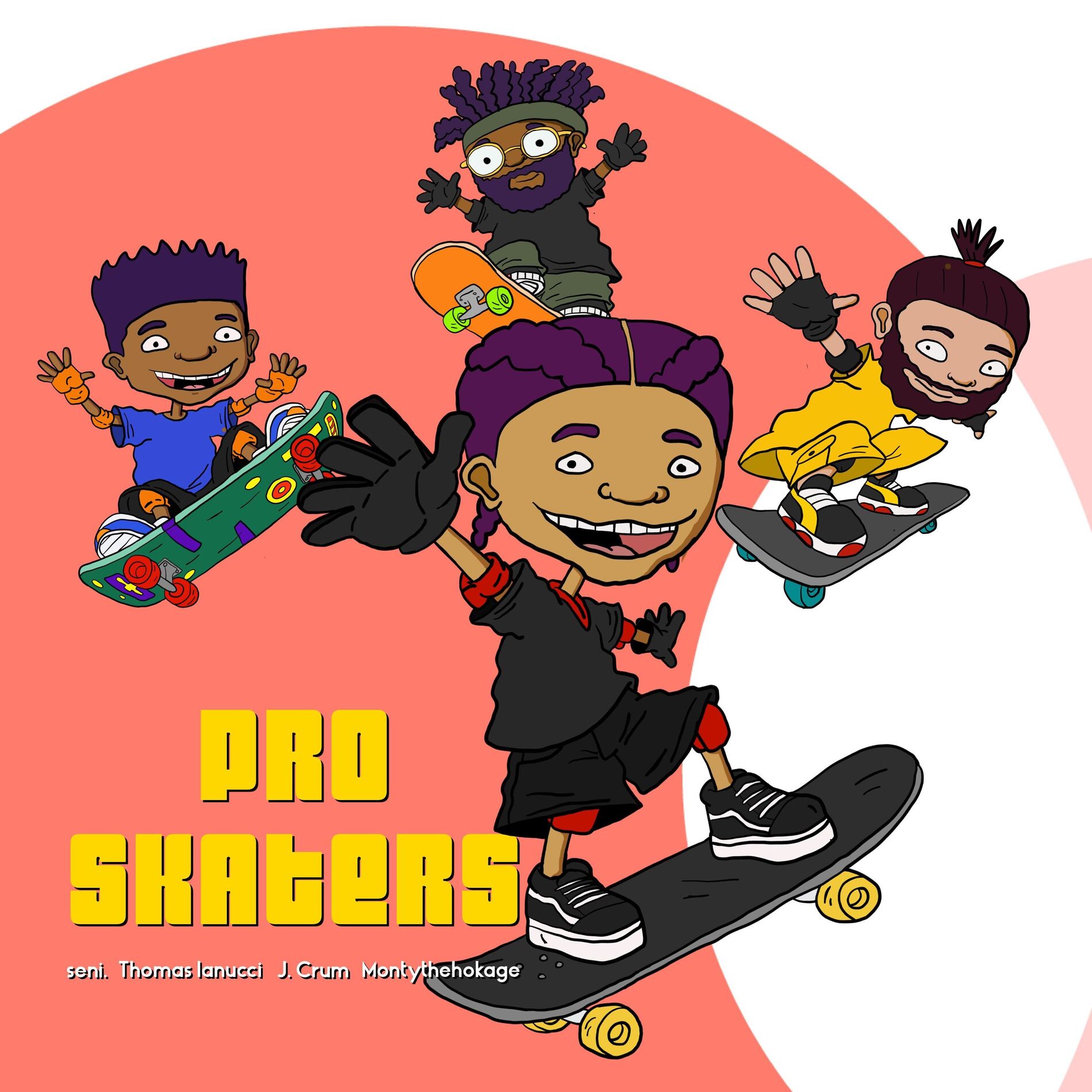 Album cover of Pro Skaters (feat. Montythehokage)
