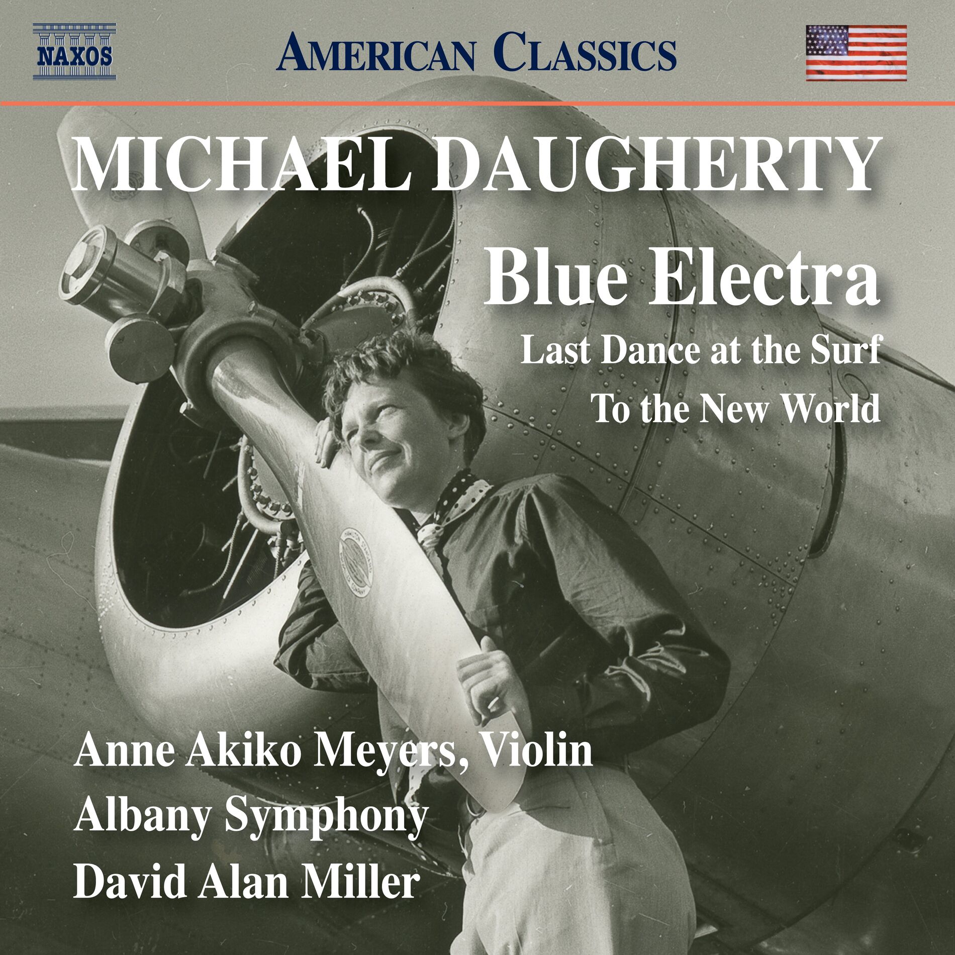 Album cover of Michael Daugherty: Blue Electra, Last Dance at the Surf & To the New World