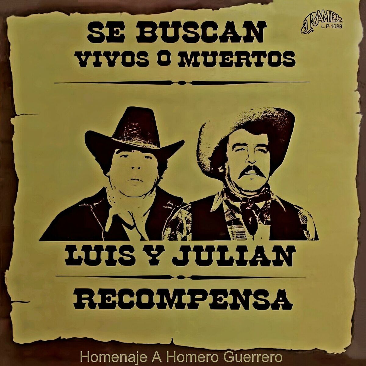 Album cover of Homenaje A Homero Guerrero (Se Buscan Vivos o Muertos)