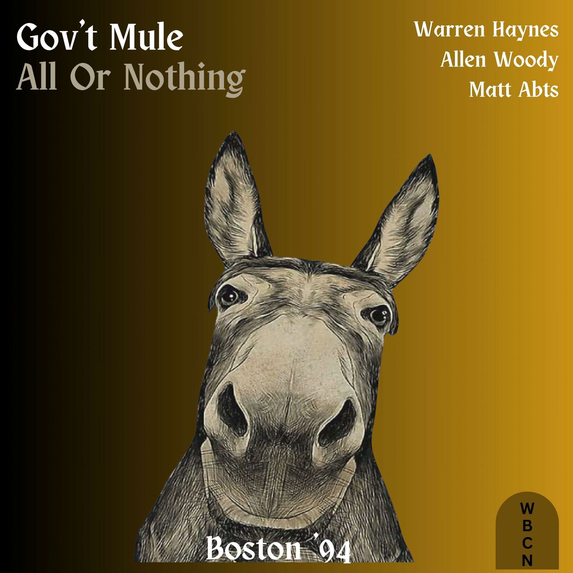 Album cover of All Or Nothing (Live Boston '94)