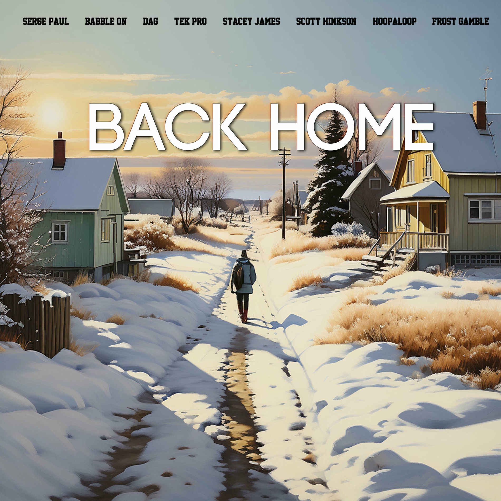 Album cover of Back Home (feat. Babble On, Dag, Tek Pro, Scott Hinkson, Stacey James, Hoopaloop & Frost Gamble)