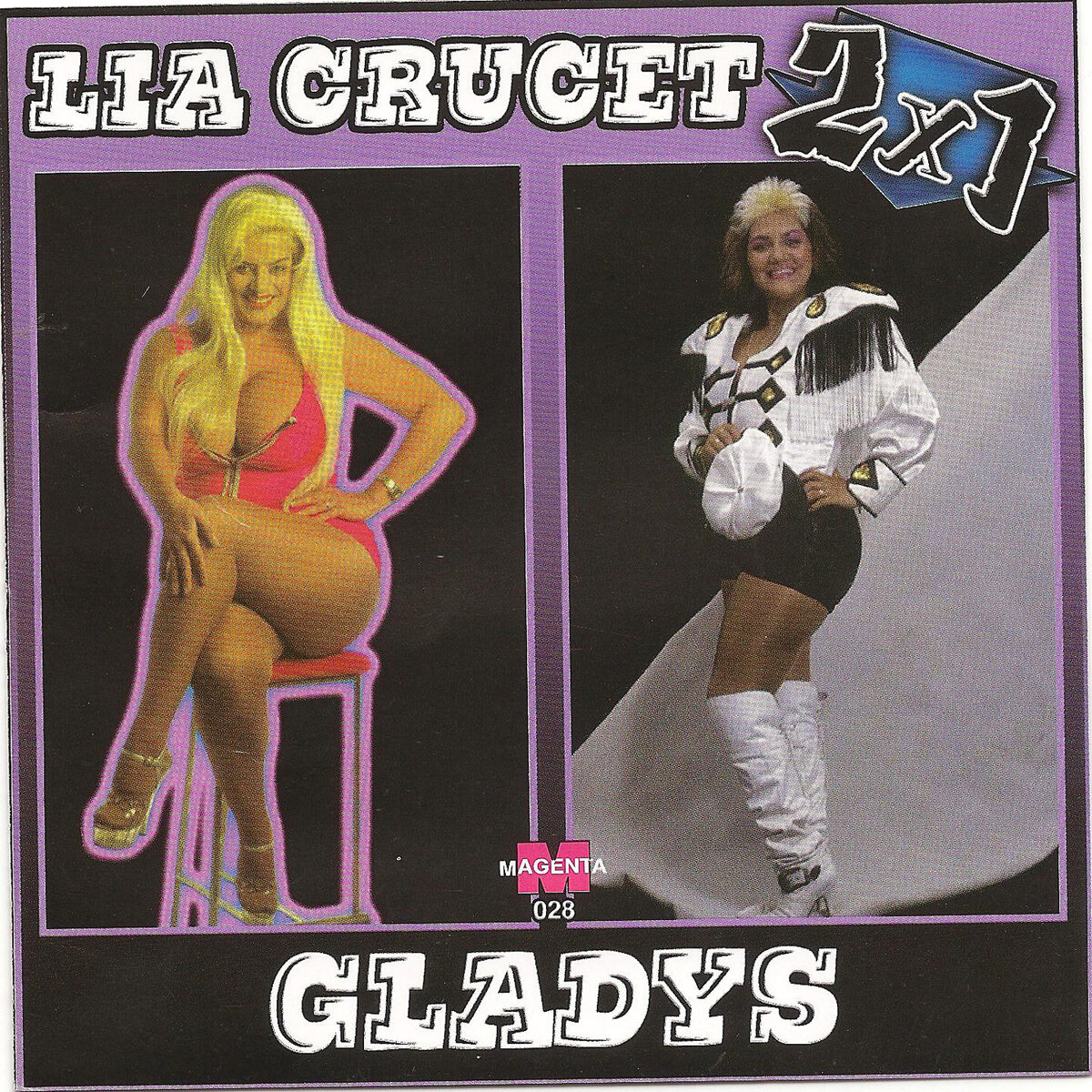 Album cover of Lia Crucet vs Gladys la bomba Tucumana - 2 x 1