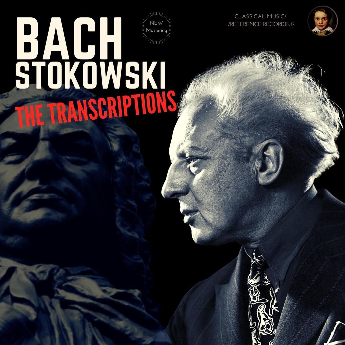 Album cover of Bach: The Transcriptions by Stokowski (Toccata & Fugue, Passacaglia, Air on the G string ..)