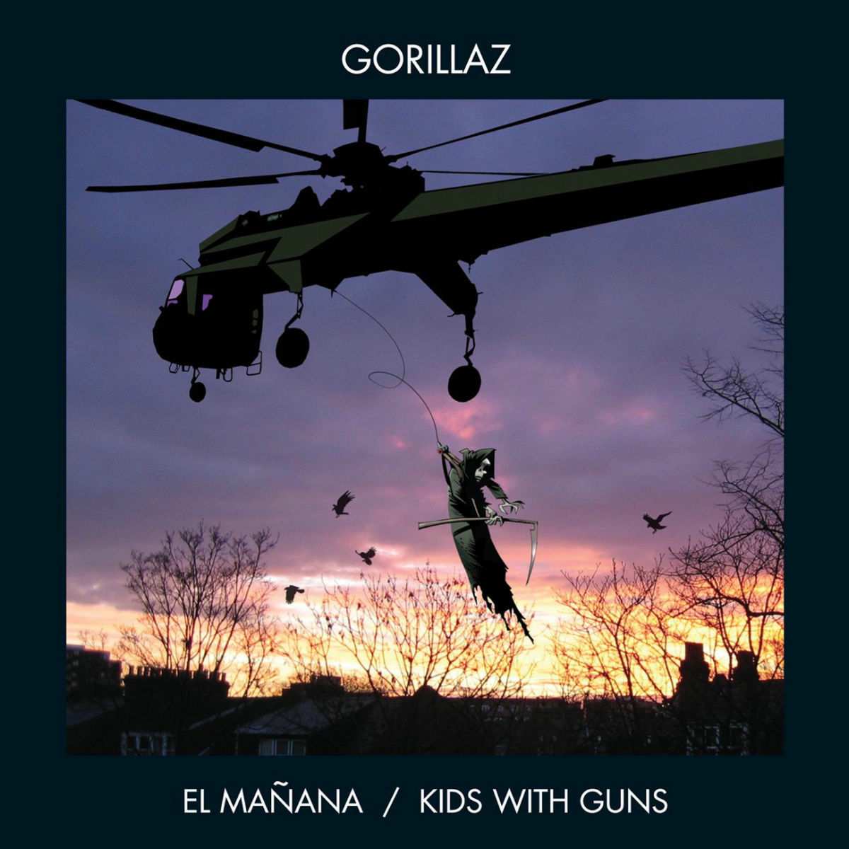 Gorillaz ‎ Kids With Guns / El Mañana Gorillaz – Kids With Guns / El Mañana – Vinyl (Red