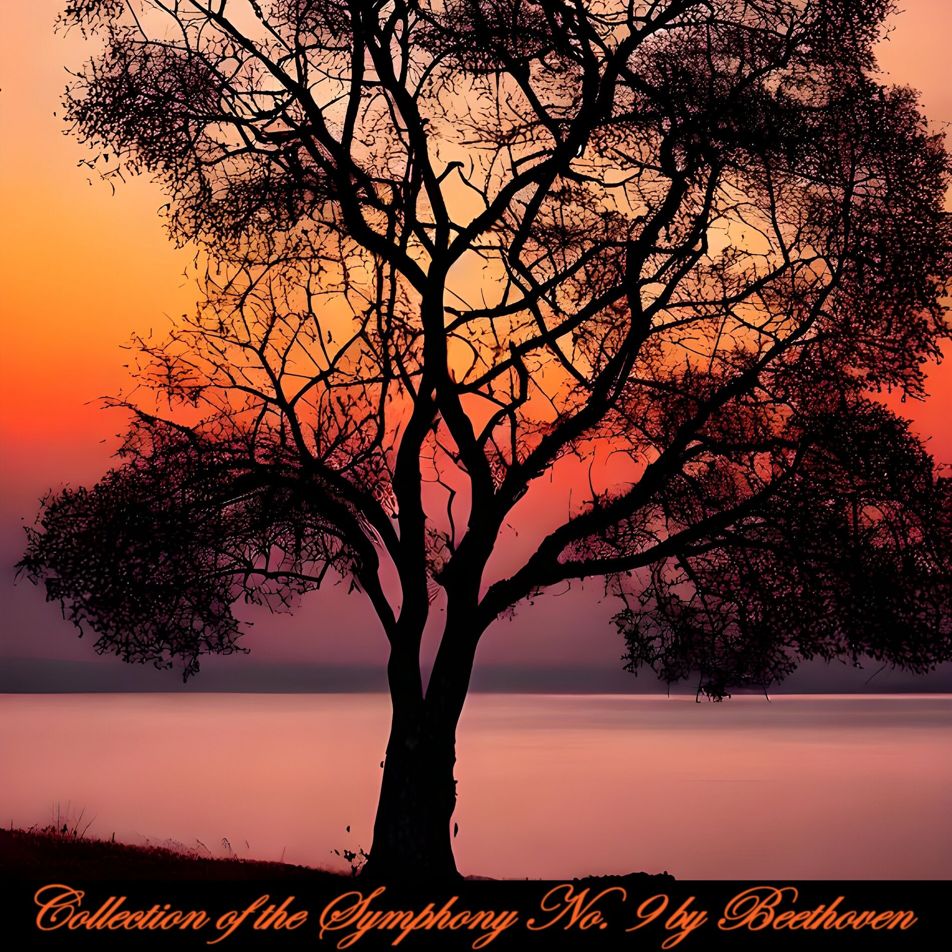 Album cover of Collection of the Symphony no. 9 by Beethoven