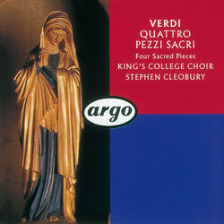 Cover of Verdi: Four Sacred Pieces; Pater Noster