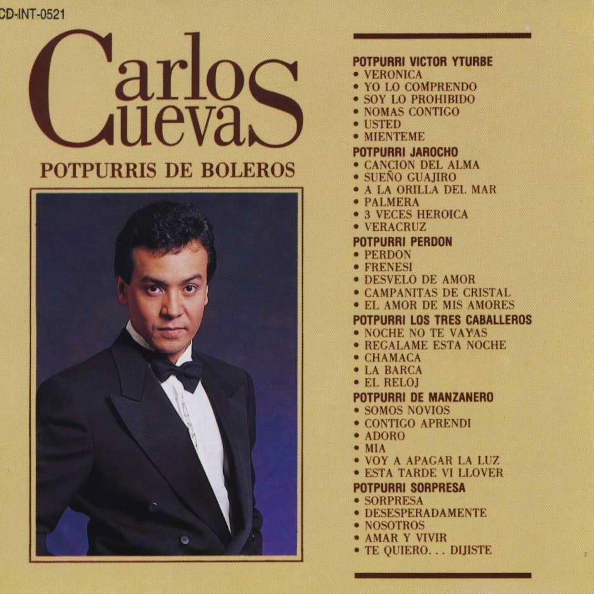Album cover of Potpurris de Boleros