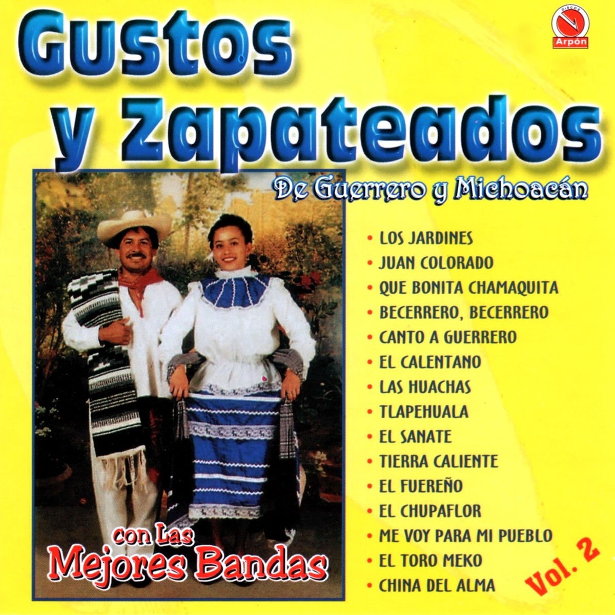Album cover of Gustos y Zapateados, Vol. 2 (De Guerrero y Michoacán) [Con las Mejores Bandas]