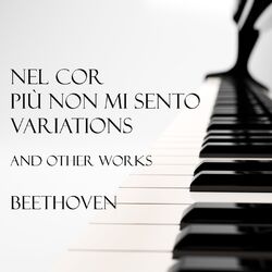 Cover of "Nel cor più non mi sento" Variations and other works - Beethoven
