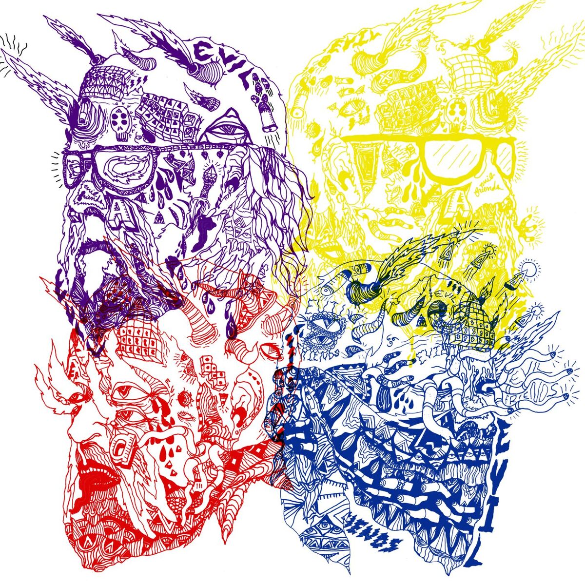 Album cover of Purple Yellow Red and Blue
