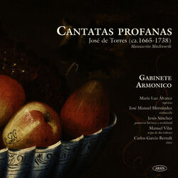 Cover of Cantatas Profanas. José de Torres (ca.1665-1738) - Manuscrito Mackworth