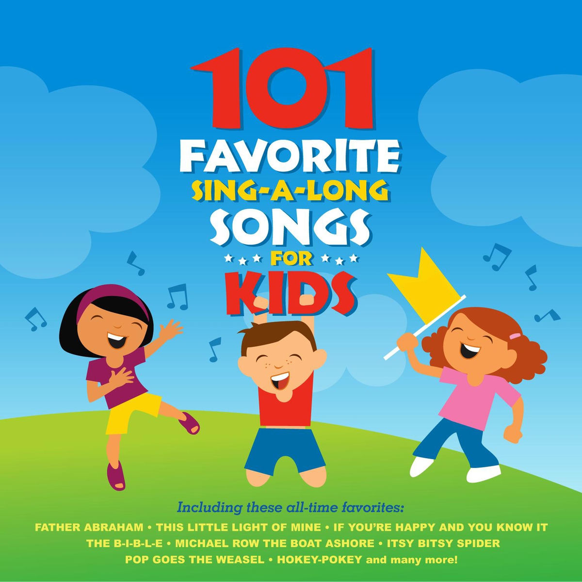 Album cover of 101 Favorite Sing-A-Long Songs For Kids