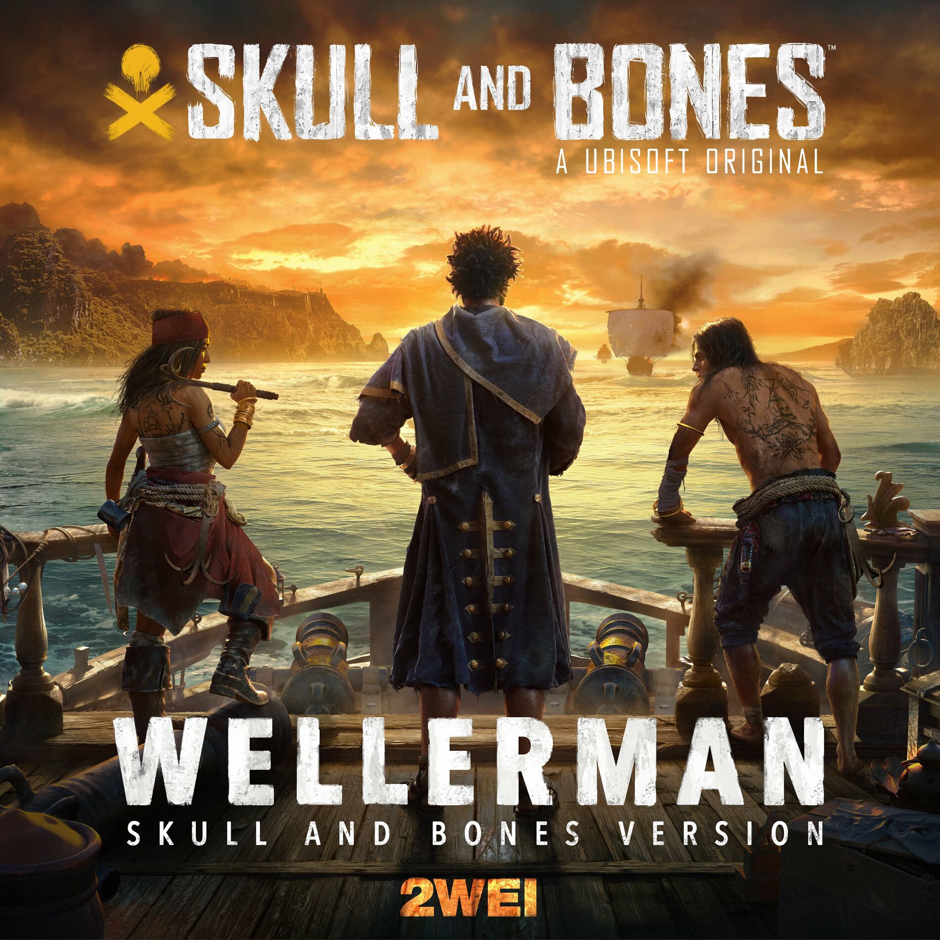 Album cover of Wellerman Sea Shanty (Skull and Bones Version)