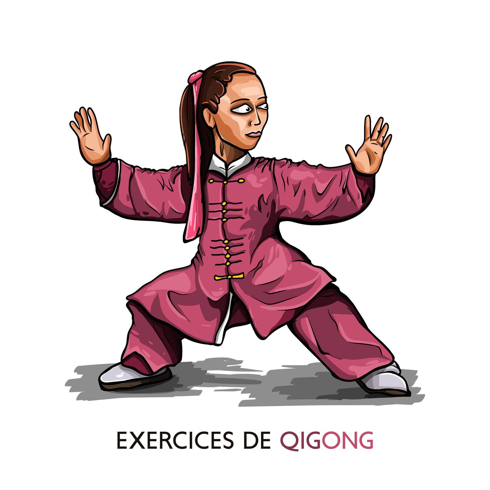 Album cover of Exercices de Qigong - Musique pour la Méditation et la Pratique du Yoga
