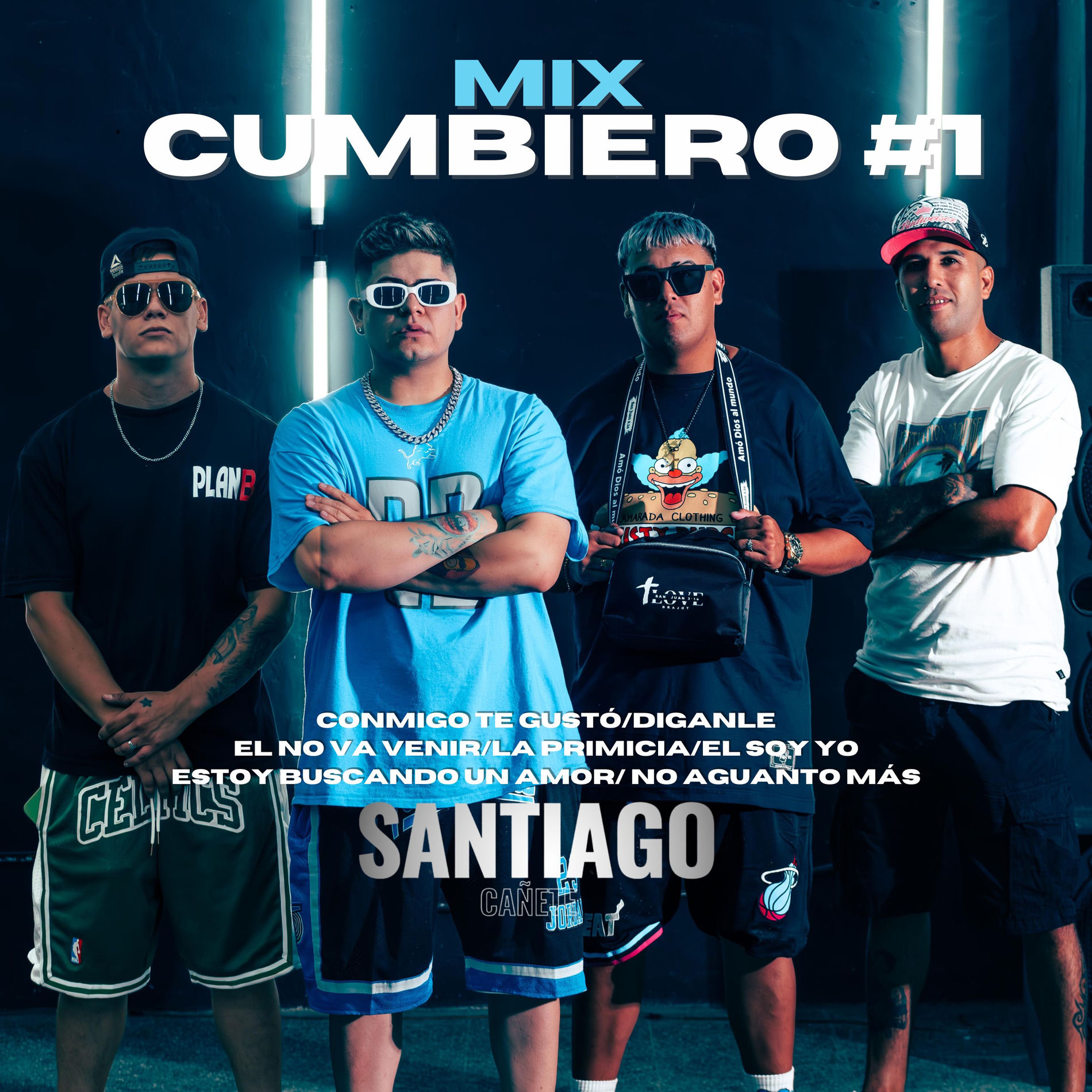 Album cover of Mix Cumbiero #1: Conmigo Te Gustó / Diganle / El No Va Venir / La Primicia / El Soy Yo / Estoy Buscando un Amor / No Aguanto Más