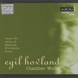 Cover of Hovland: Chamber Works