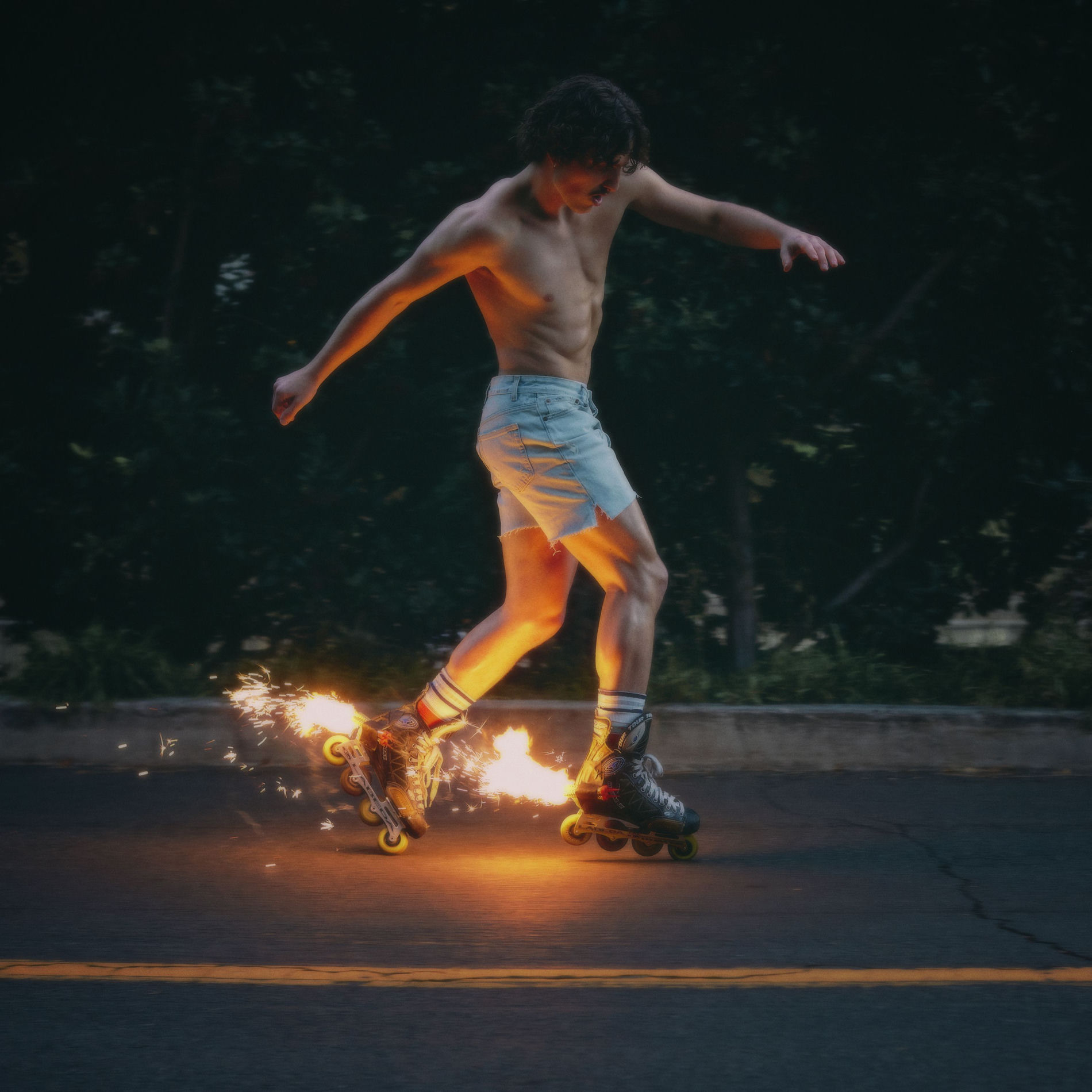 Album cover of Fireworks & Rollerblades