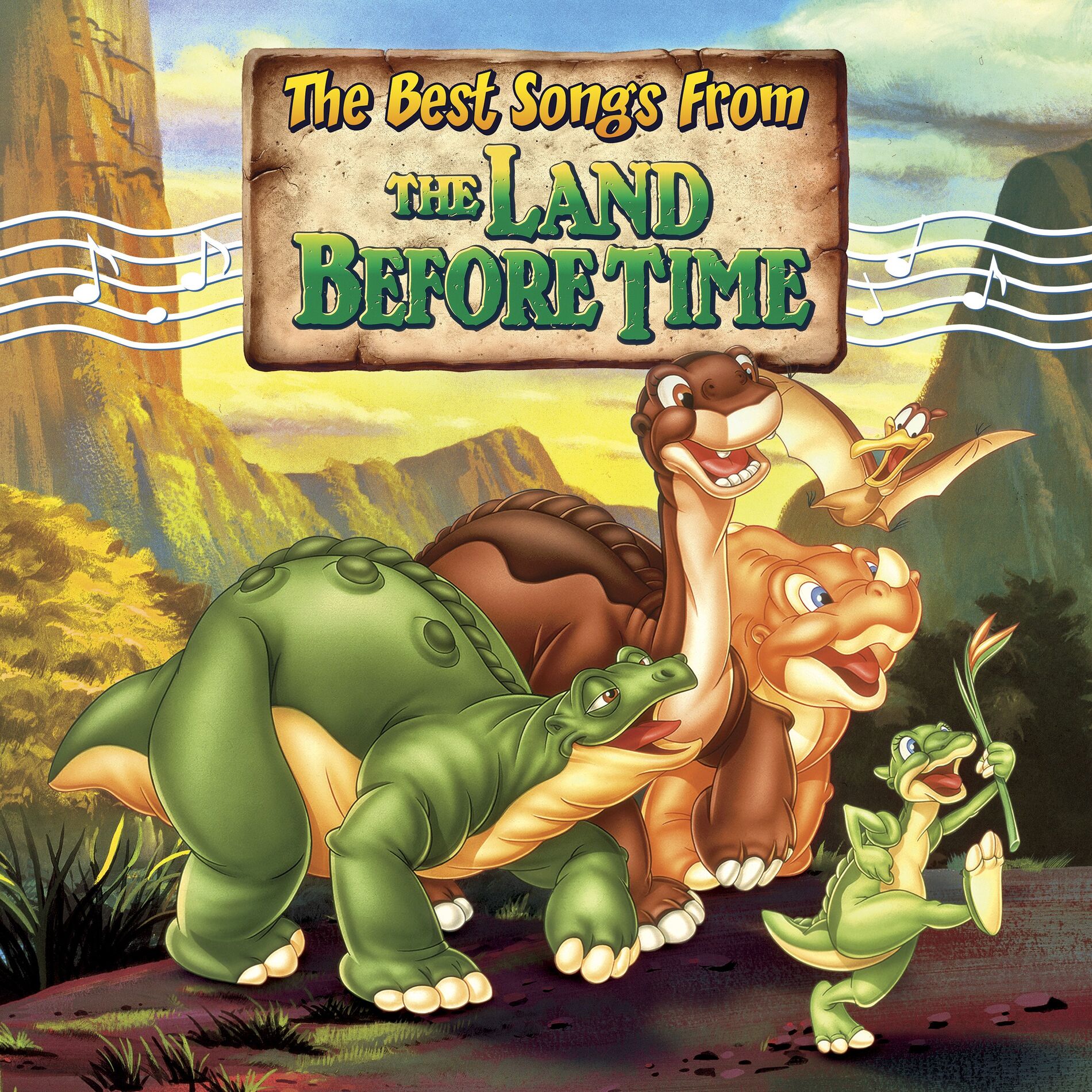 Album cover of The Best Songs From The Land Before Time