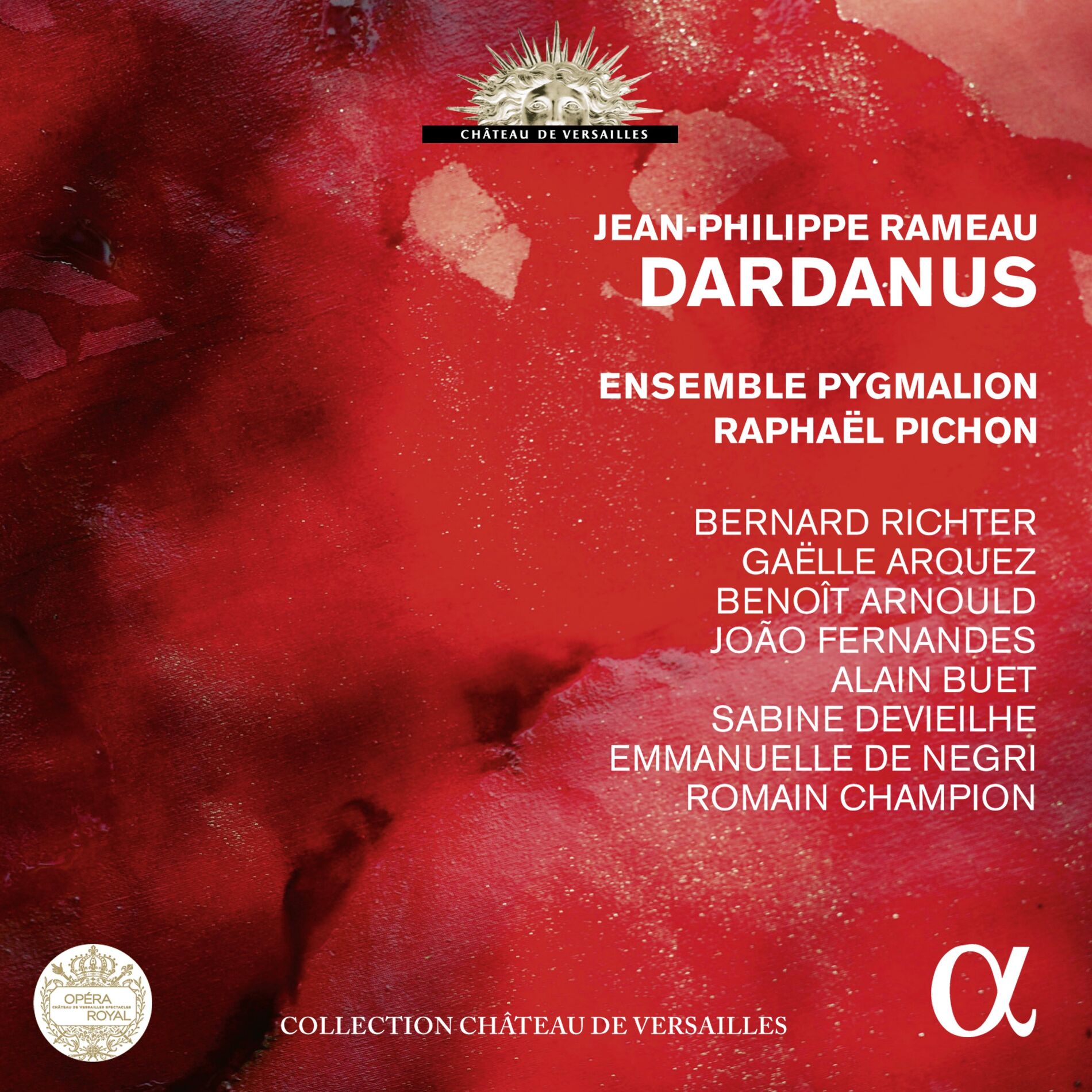 Album cover of Rameau: Dardanus (Live Recording at l'Opéra Royal du Château de Versailles)