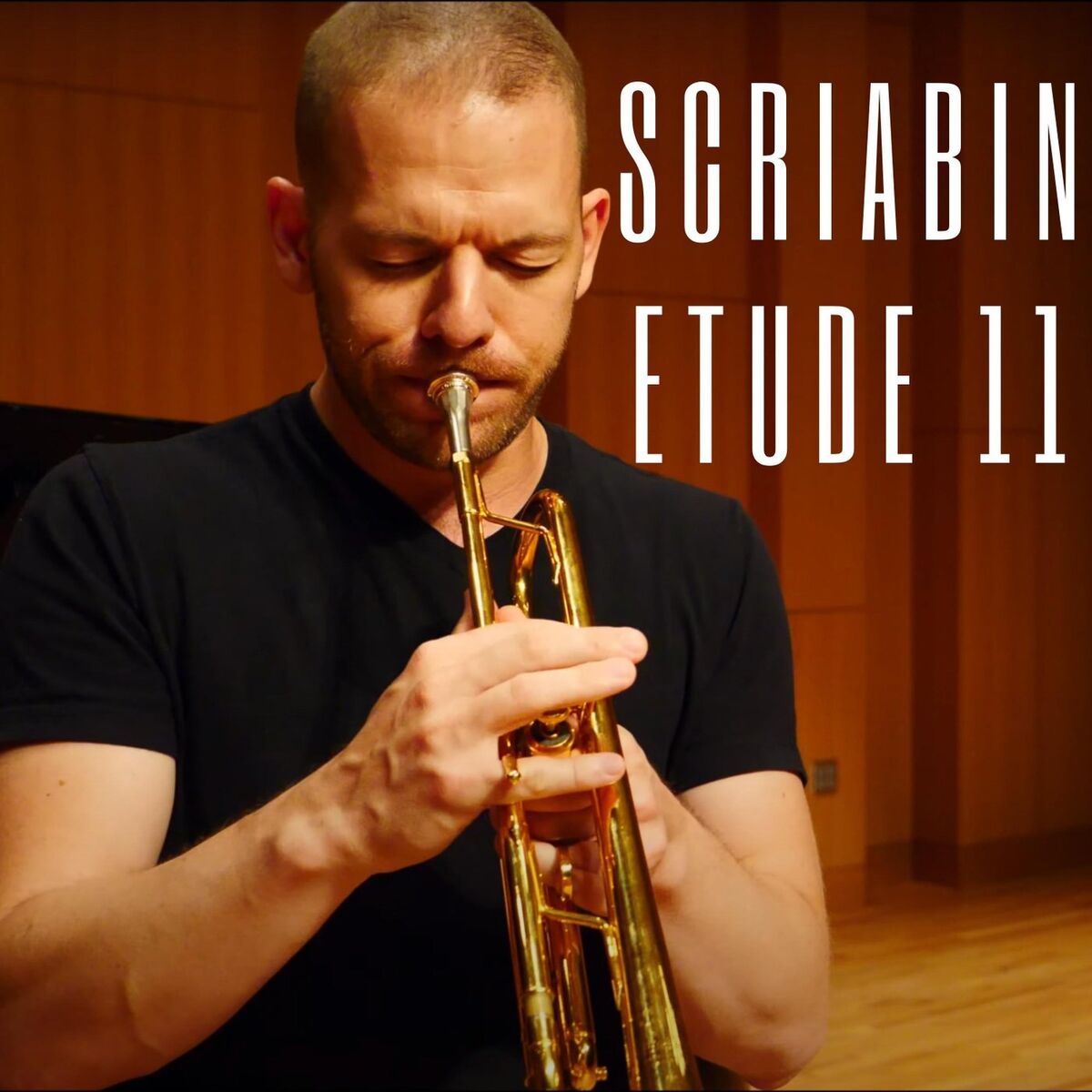 Album cover of 12 Etudes, Op. 8: No. 11 in B-Flat Minor (Arranged for Trumpet and Piano by Caleb Hudson)