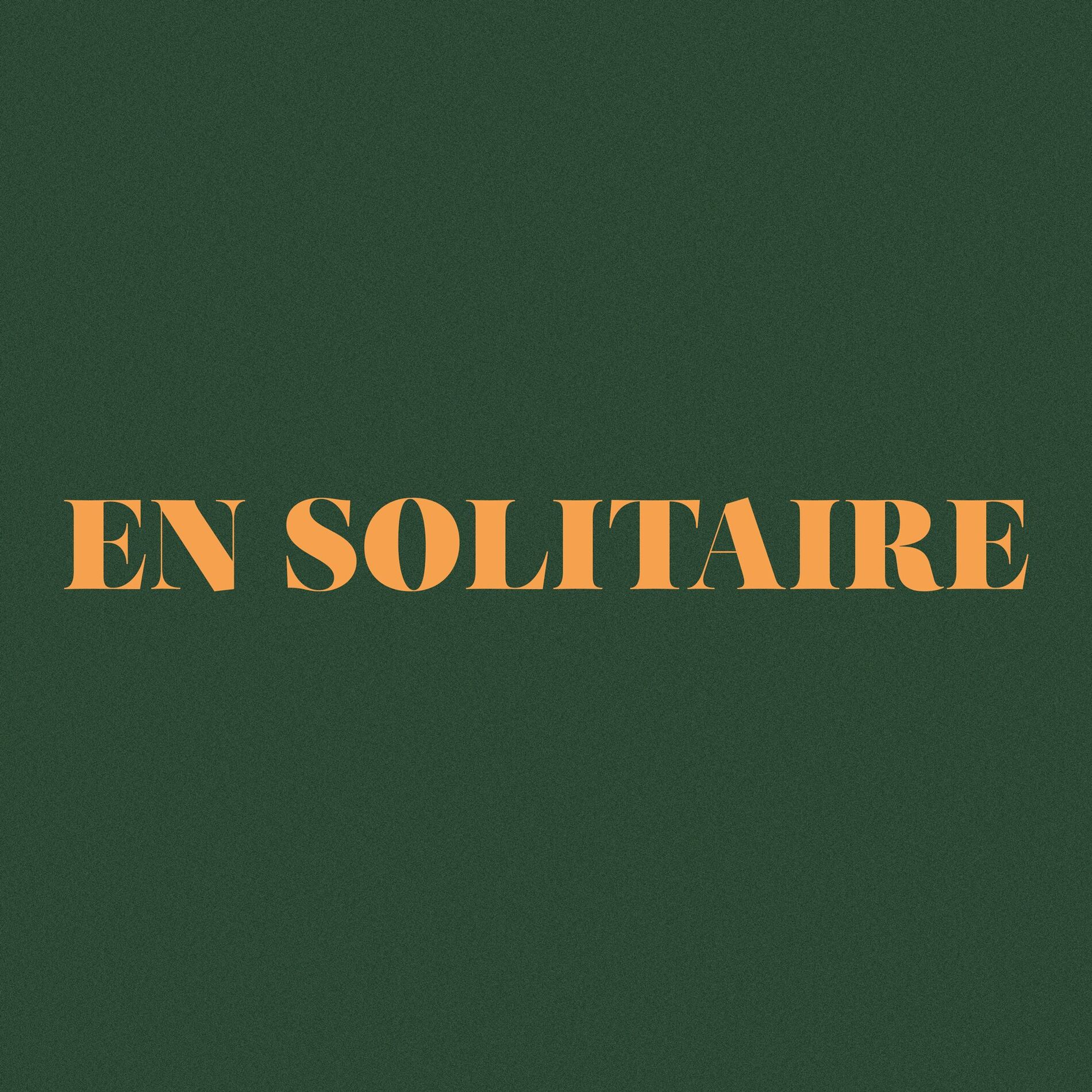 Album cover of En solitaire