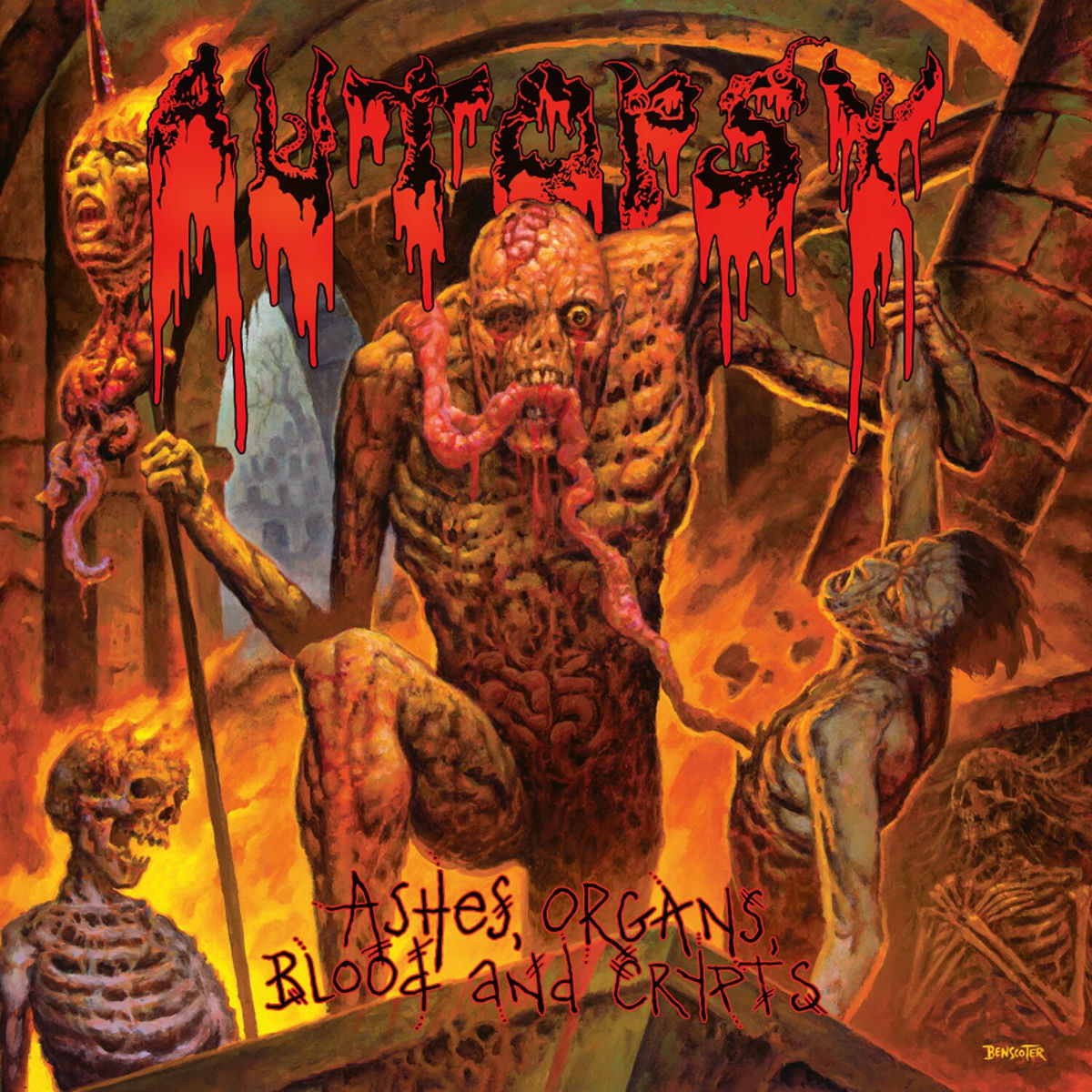 Album cover of Ashes, Organs, Blood and Crypts