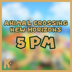 Cover of 5 PM (from Animal Crossing: New Horizons)