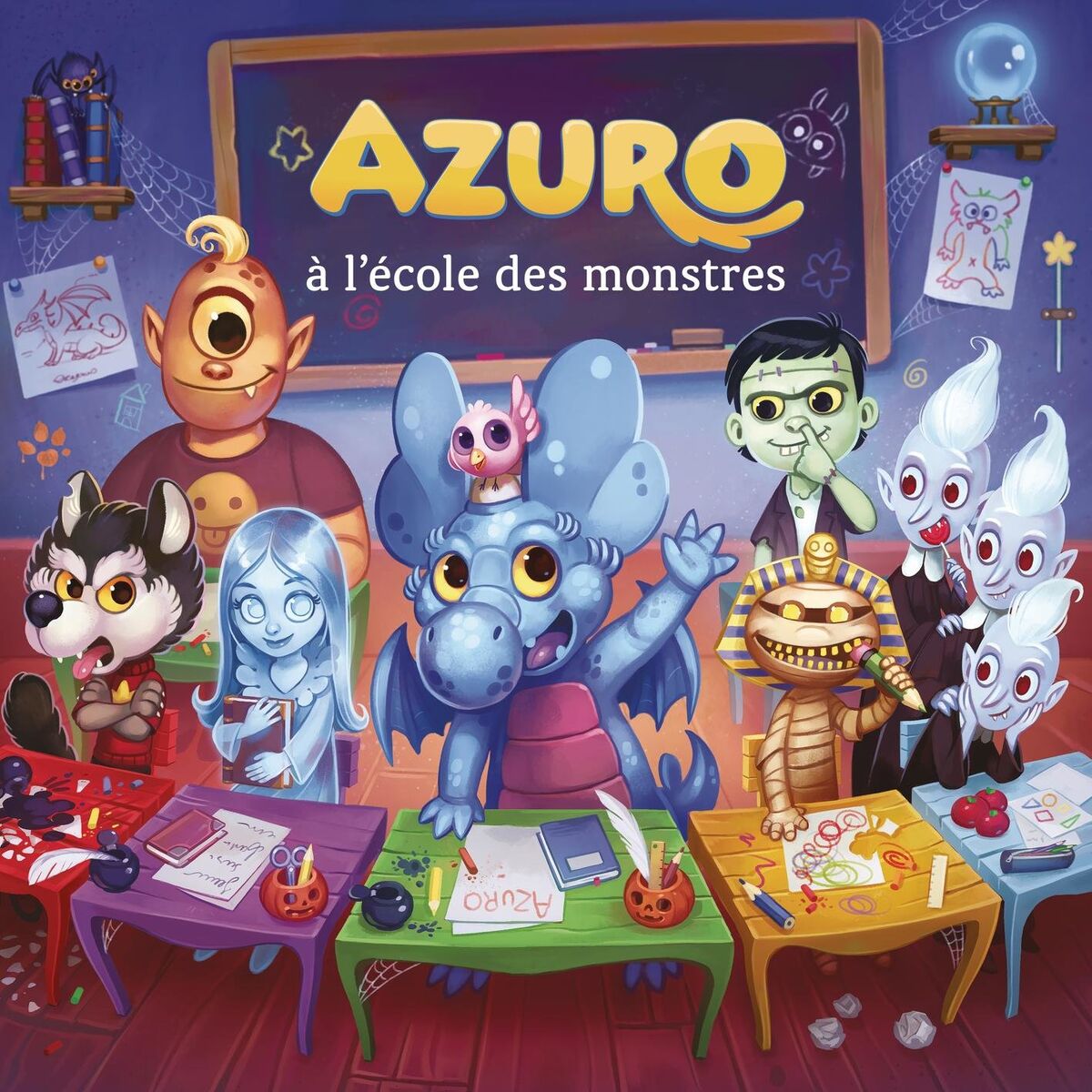 Album cover of Azuro à l'école des monstres