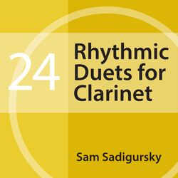 Cover of 24 Rhythmic Duets for Clarinet
