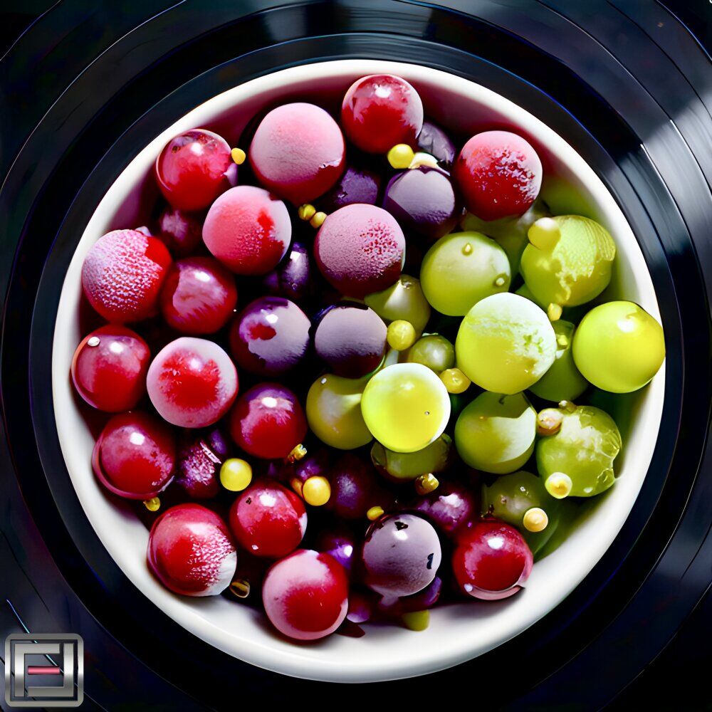 Picture of Frozen Grapes