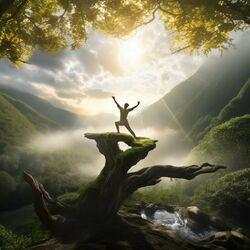 Cover of Yoga Retreat Music in the Rain: Showers and Stretches
