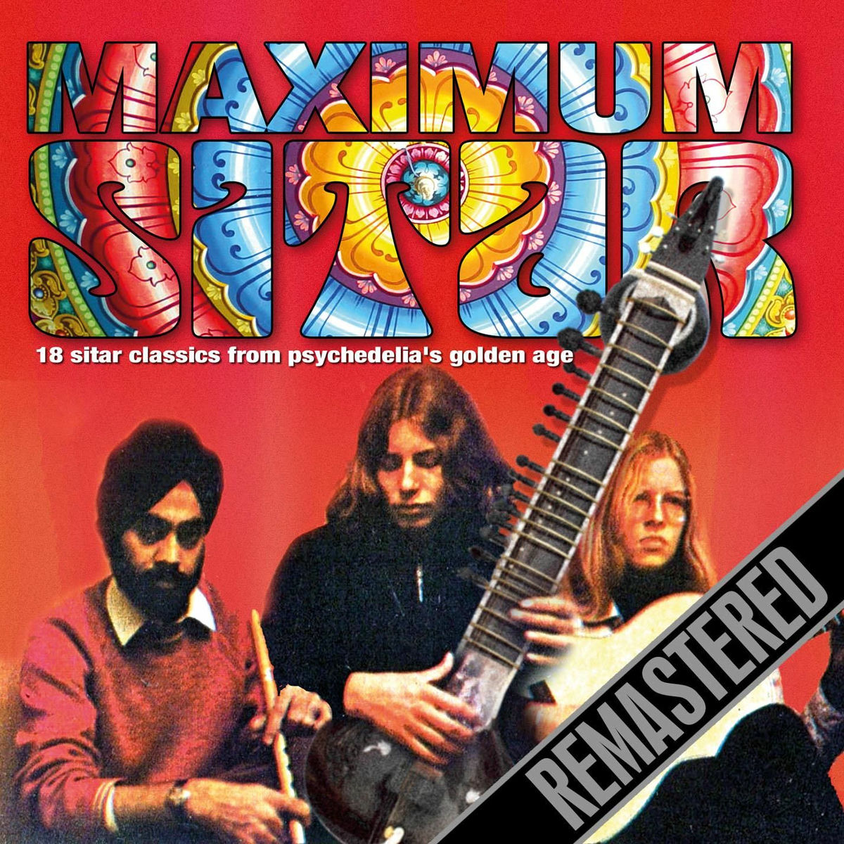 Album cover of Maximum Sitar - Remastered. Sitar Psychedelia from the 60's & 70's