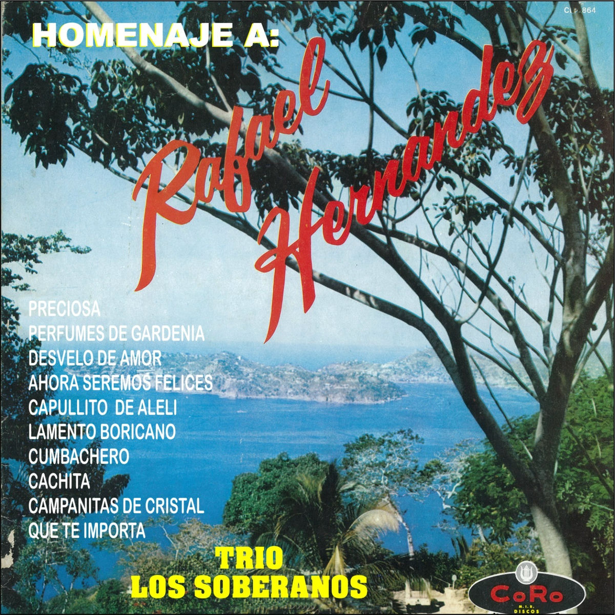 Album cover of Homenaje a Rafael Hernandez Trio los Soberanos