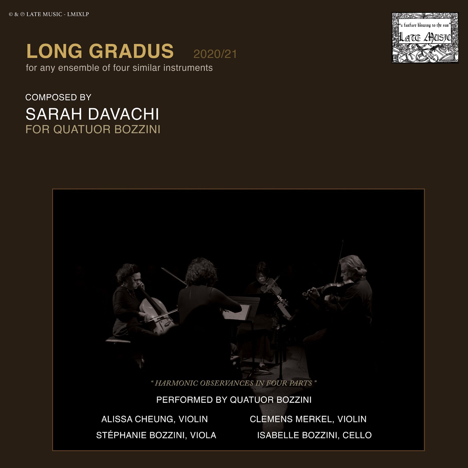 Album cover of Long Gradus (strings): Part I