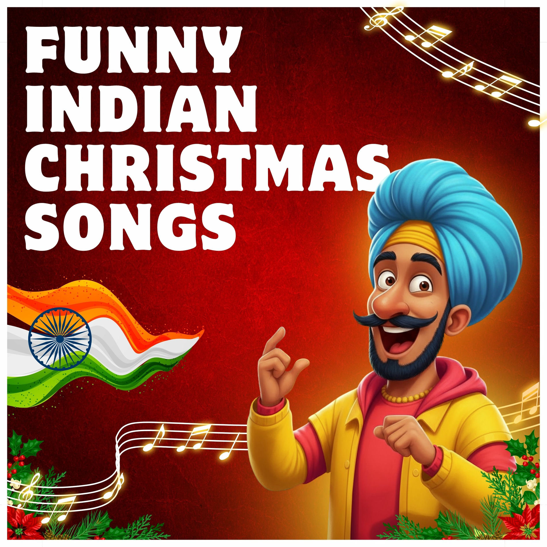 Album cover of Funny Indian Christmas Songs