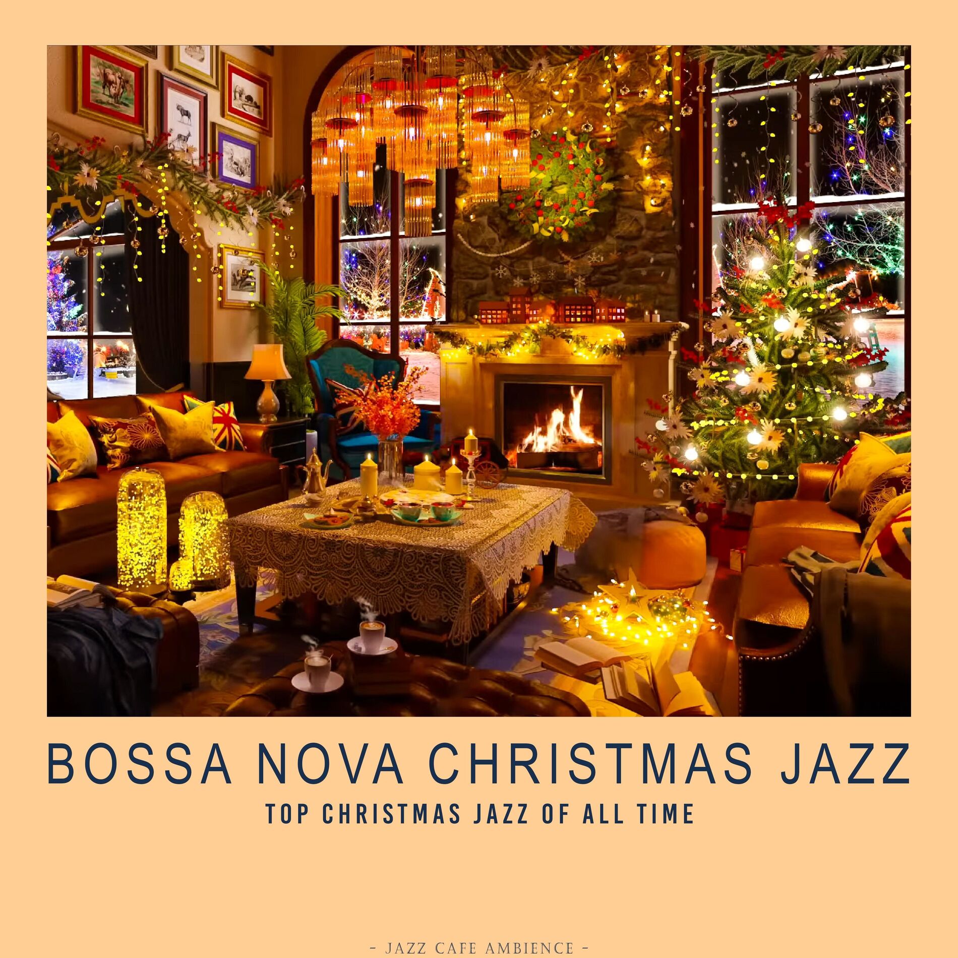 Album cover of Bossa Nova Christmas Jazz - Top Christmas Jazz of All Time