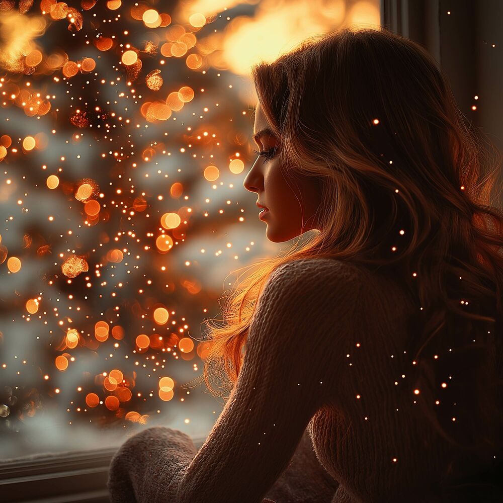 Picture of Staring Out The WIndow Christmas Day Melodies
