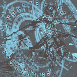 the moons behind the clouds