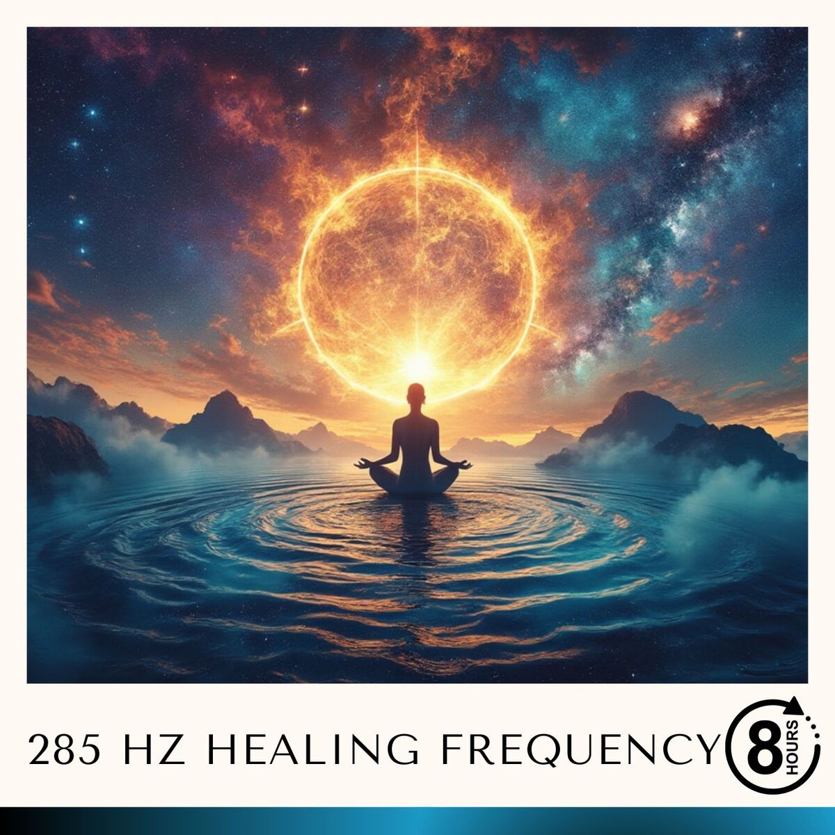 Album cover of 8 Hours of 285 Hz Healing Frequency Music (Binaural Gamma 40Hz)