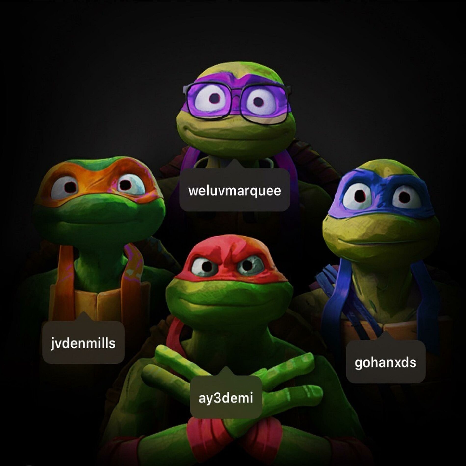 Album cover of Ninja Turtles (feat. Mills, Marquee, Gohanxds & Ay3demi)