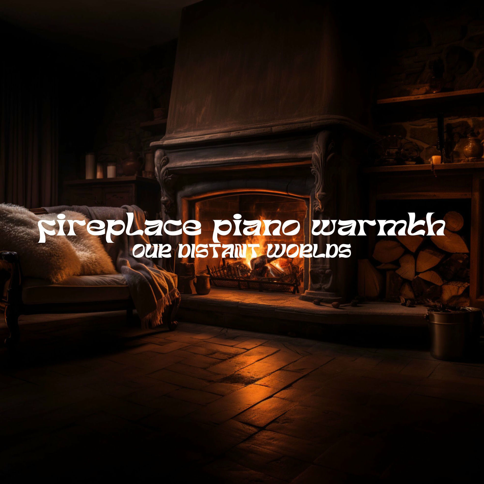 Album cover of fireplace piano warmth