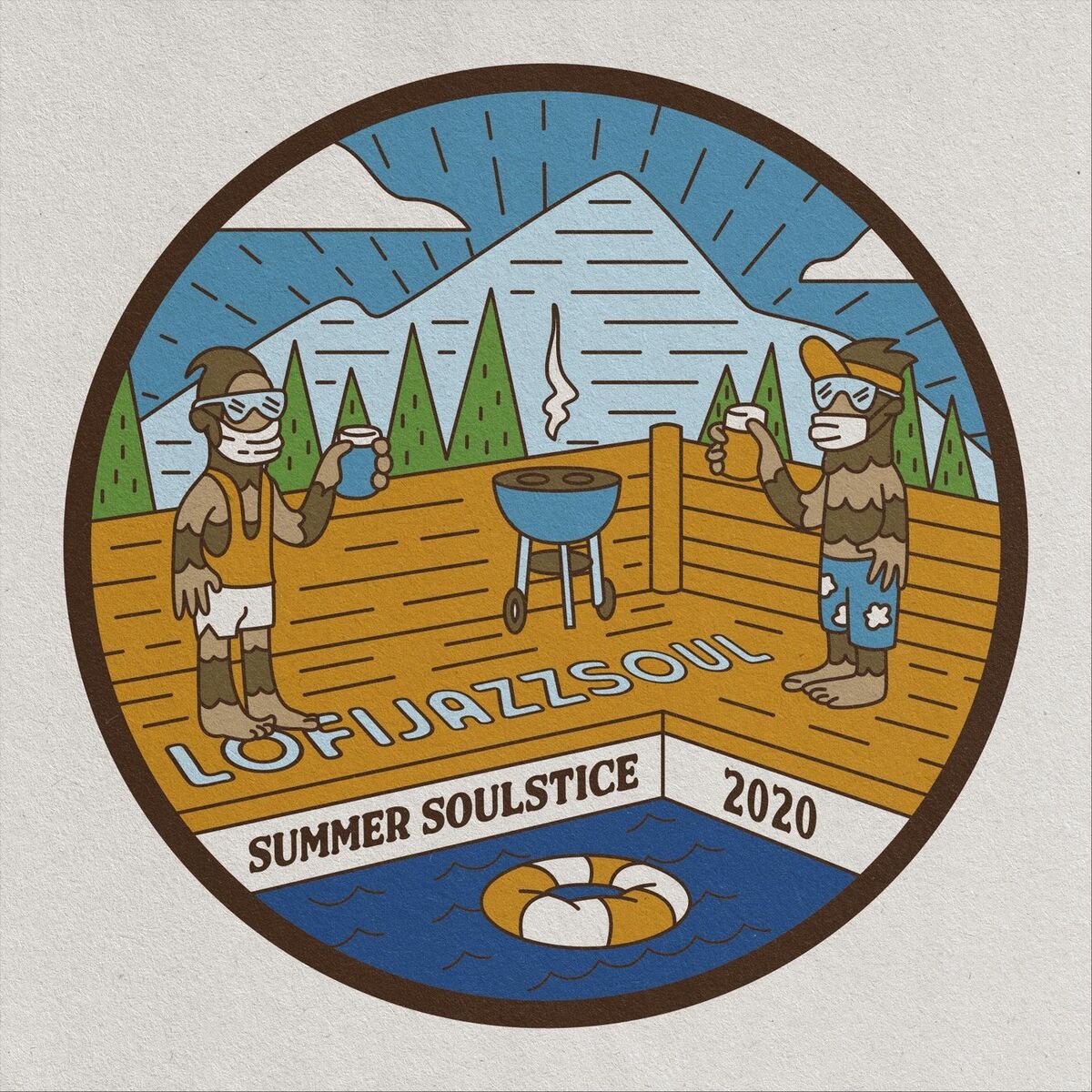 Album cover of Lofijazzsoul Summer Soulstice 2020