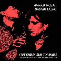 Cover of Sept fables sur l'invisible (Live)