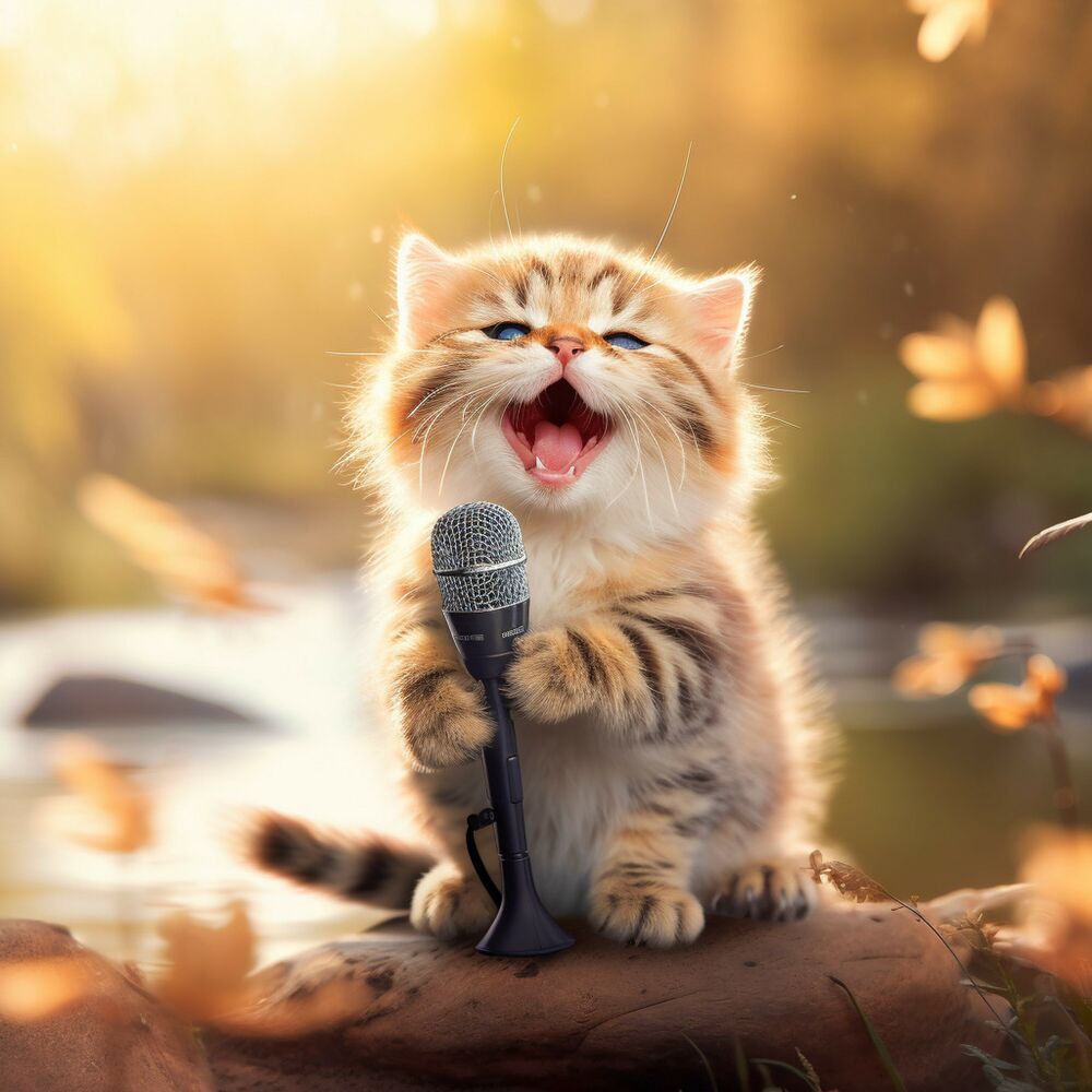 Picture of River Purr: Cats Melodic Whiskers