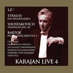 Cover of Karajan conducts Strauss, Bartok, Schostakovich