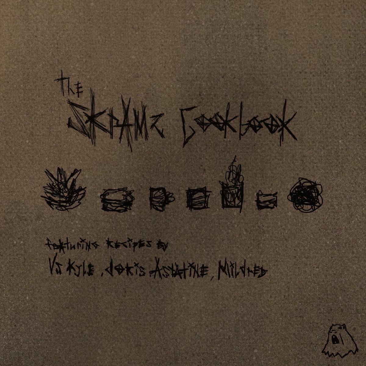 Album cover of the skramz cookbook