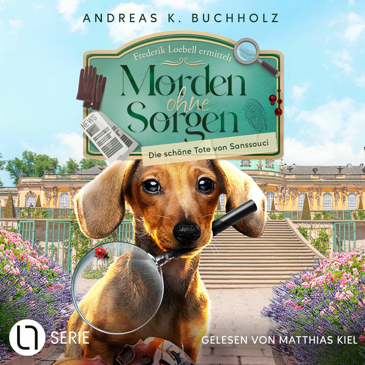 Album cover of Die schöne Tote von Sanssouci - Morden ohne Sorgen, Folge 1 (Ungekürzt)