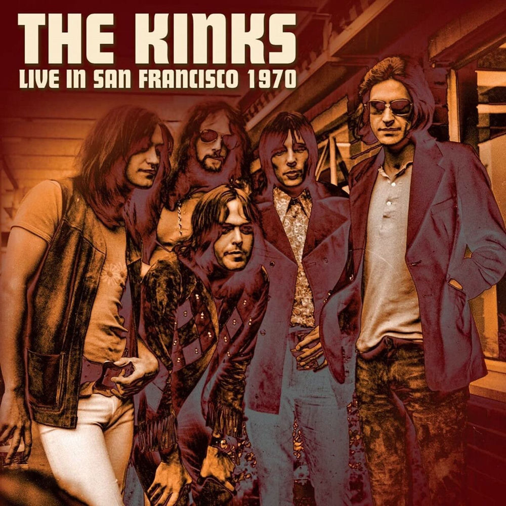The Kinks Live In San Francisco 1970 cover