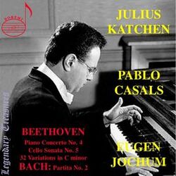 Cover of Julius Katchen, Vol. 1: Bach & Beethoven (Live)